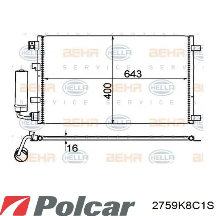 2759K8C1S Polcar Конденсатор