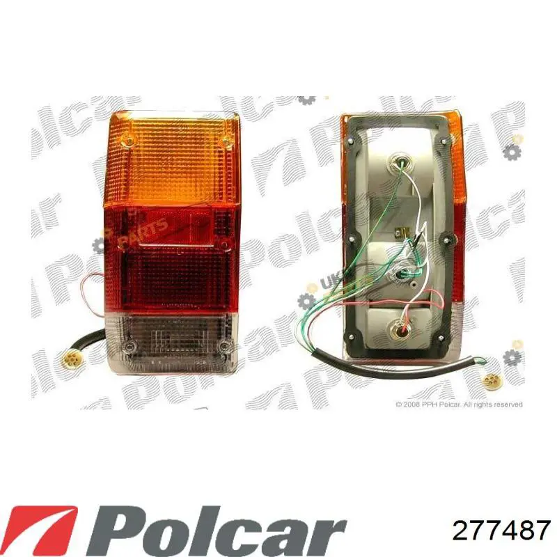 Ліхтар задній лівий Polcar 277487 ціна, від 17.93 USD
