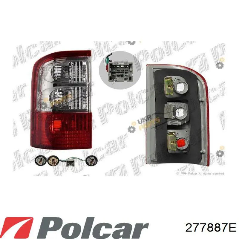 277887E Polcar Задня ліва фара