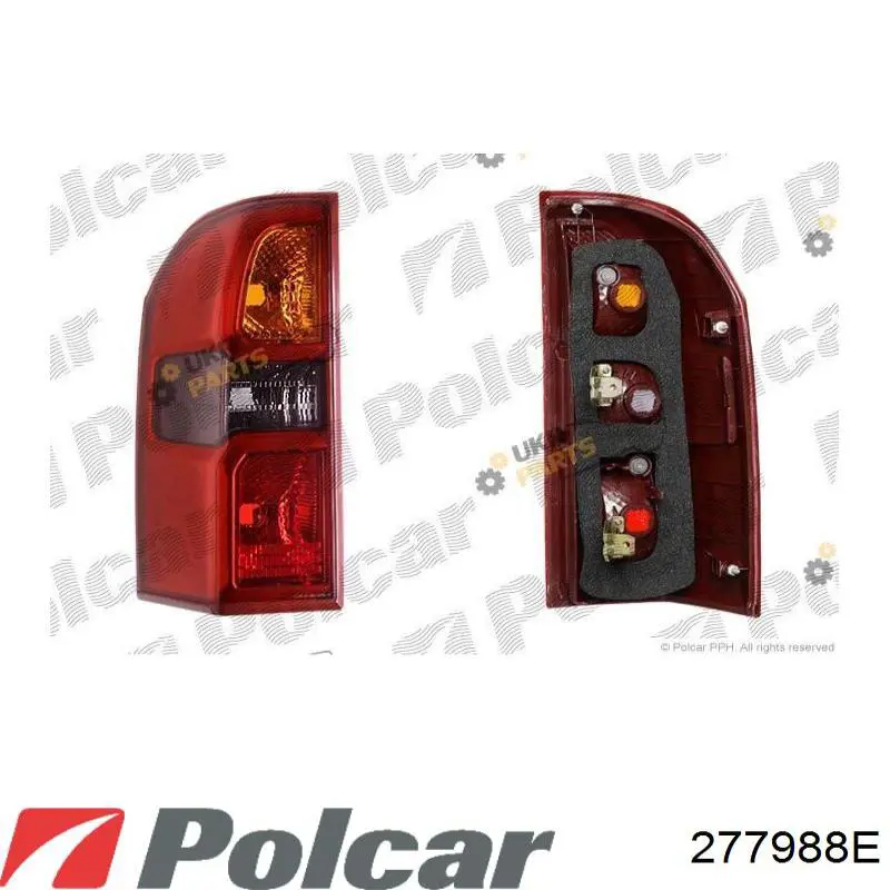 Задні ліхтарі Polcar 277988E ціна, від 76.28 USD