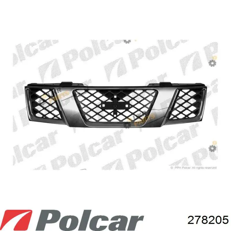 Купити 278205 Polcar Захисна решітка радіатора