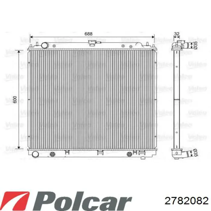 Радіатор основний Sato Tech R12453 ціна, від 152.89 USD