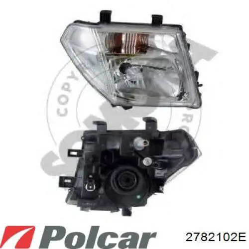 Фара передня права Polcar 2782102E ціна, від 148.34 USD