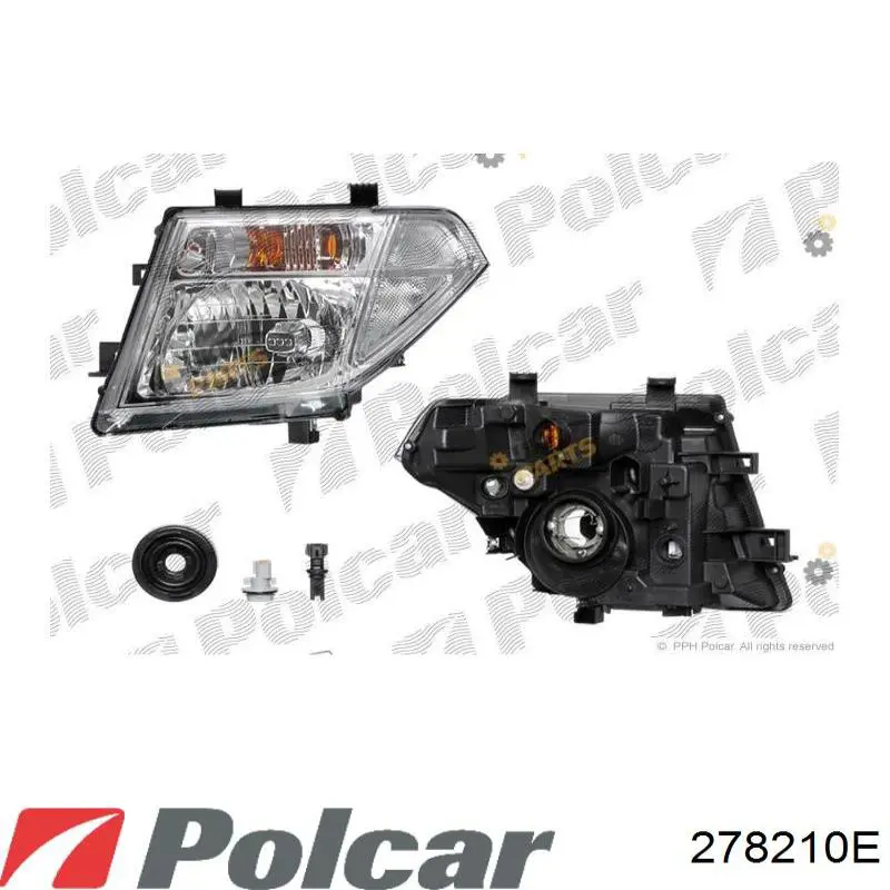 Фара права 278210E Polcar