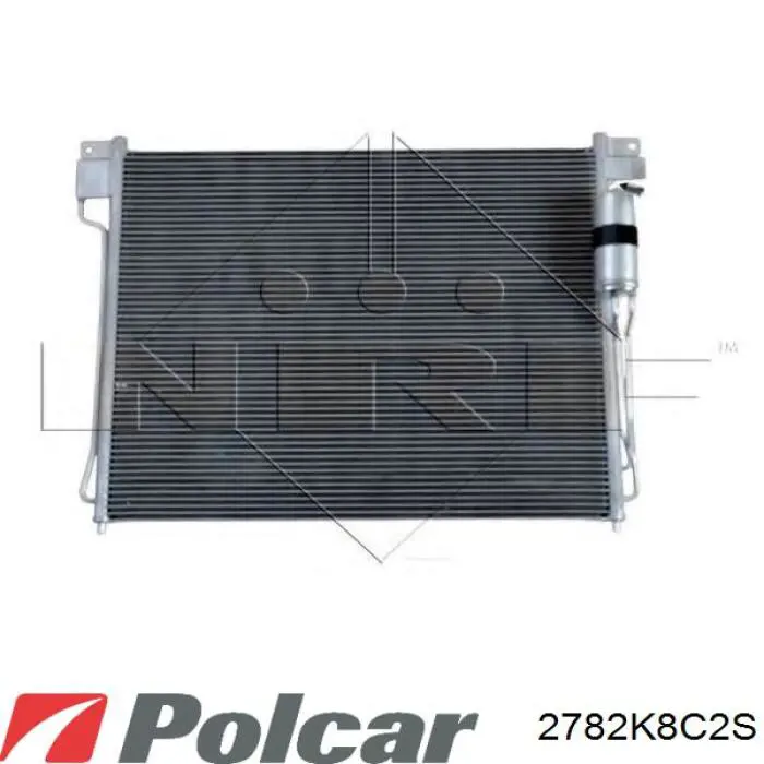 2782K8C2S Polcar радіатор кондиціонера