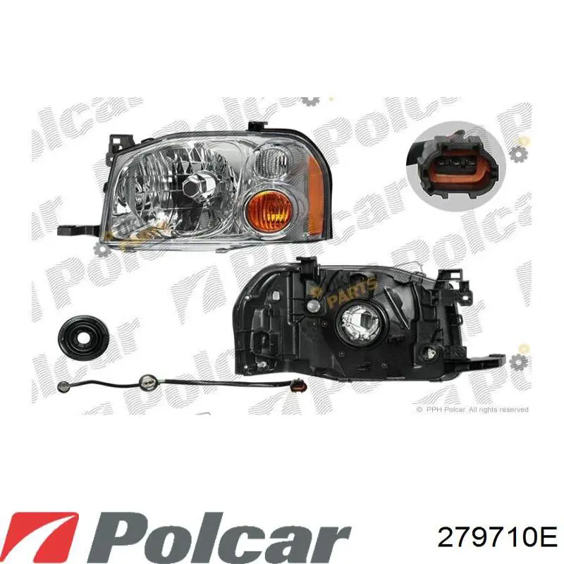 Фара права 279710E Polcar