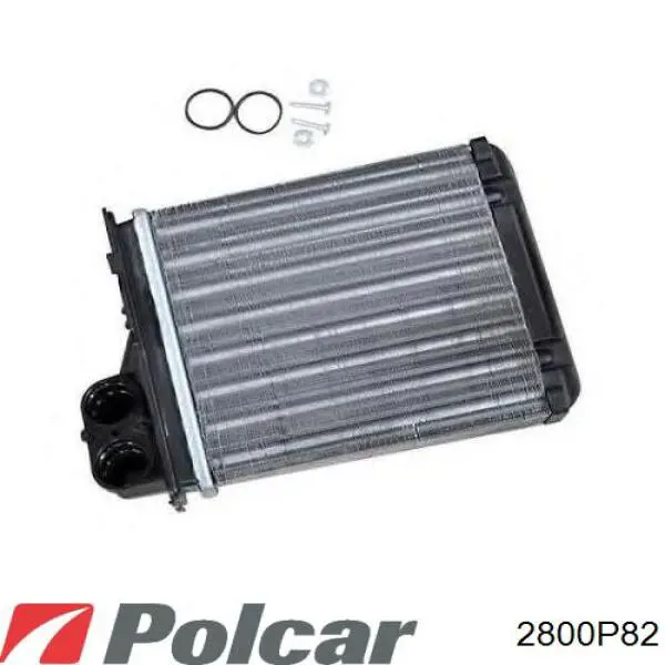 Радіатор пічки (обігрівача) Polcar 2800P82 ціна, від 21.84 USD