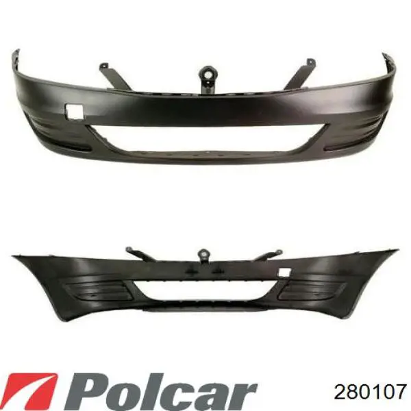 Передній бампер 280107 Polcar