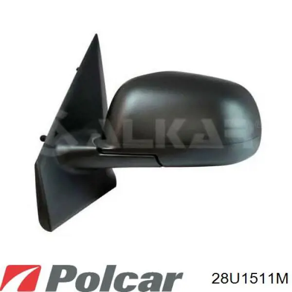 28U1511E Polcar Дзеркало заднього виду, ліве