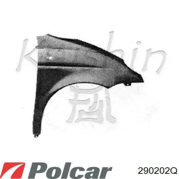 290202Q Polcar крило переднє праве