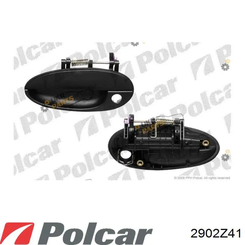 2902Z41 Polcar Ручка передньої двері зовнішня ліва