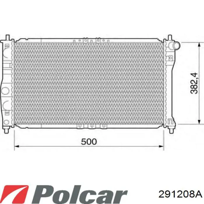 Радіатор охолодження Profit PR1106A1