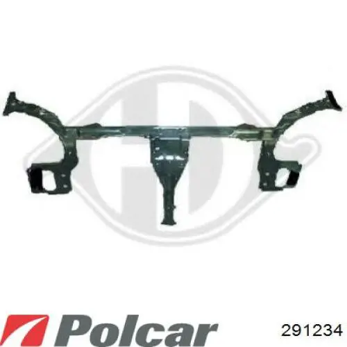 291234 Polcar супорт радіатора нижній/монтажна панель кріплення фар