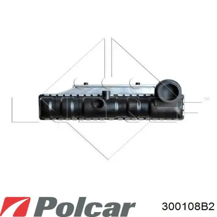 Купити 300108B2 Polcar Радіатор двигуна