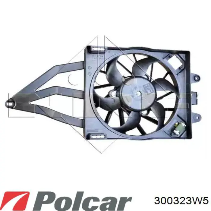 Купити FT56159 Fast Дифузор радіатора охолодження, в зборі з двигуном і крильчаткою