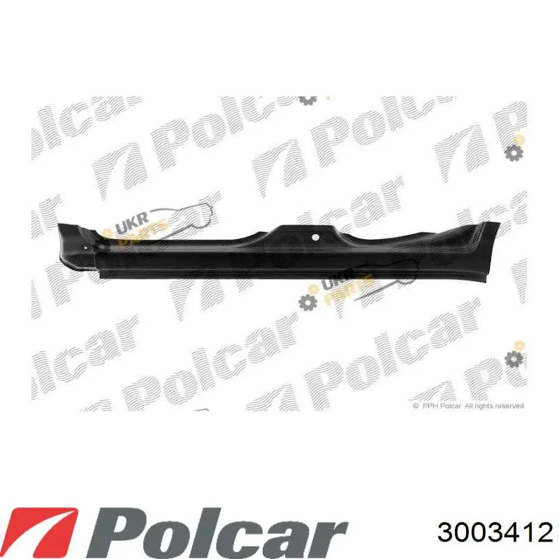 Поріг зовнішній лівий Polcar 3003412 ціна, від 55.00 USD
