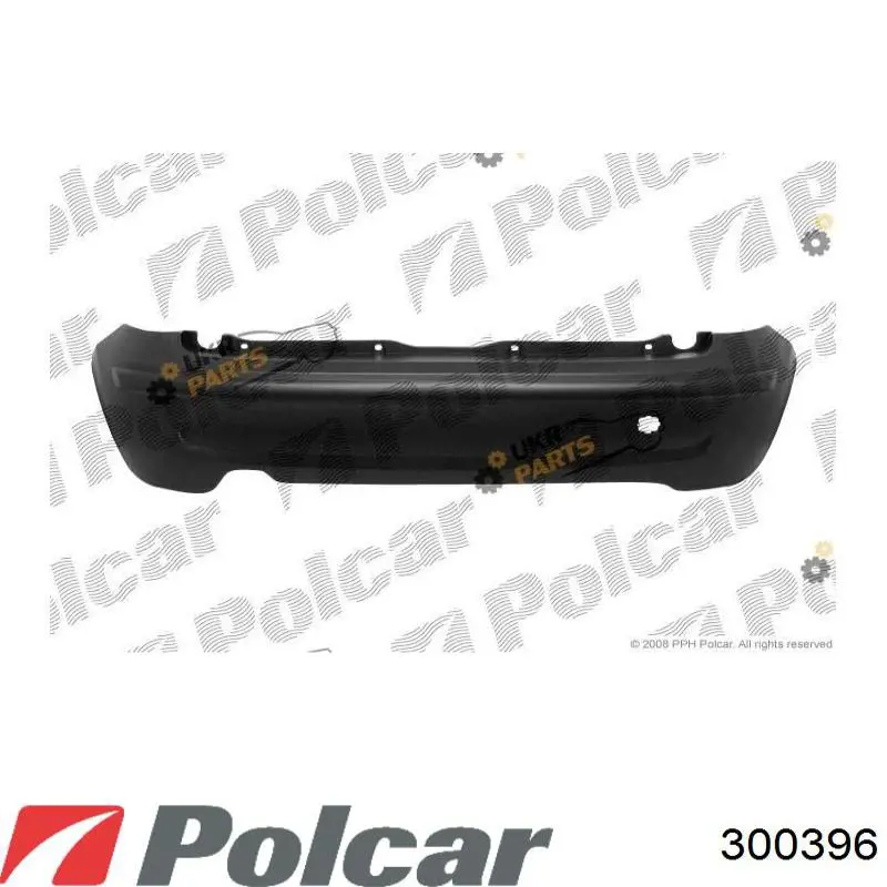 Кожух бампера заднього Polcar 300396 ціна, від 46.65 USD