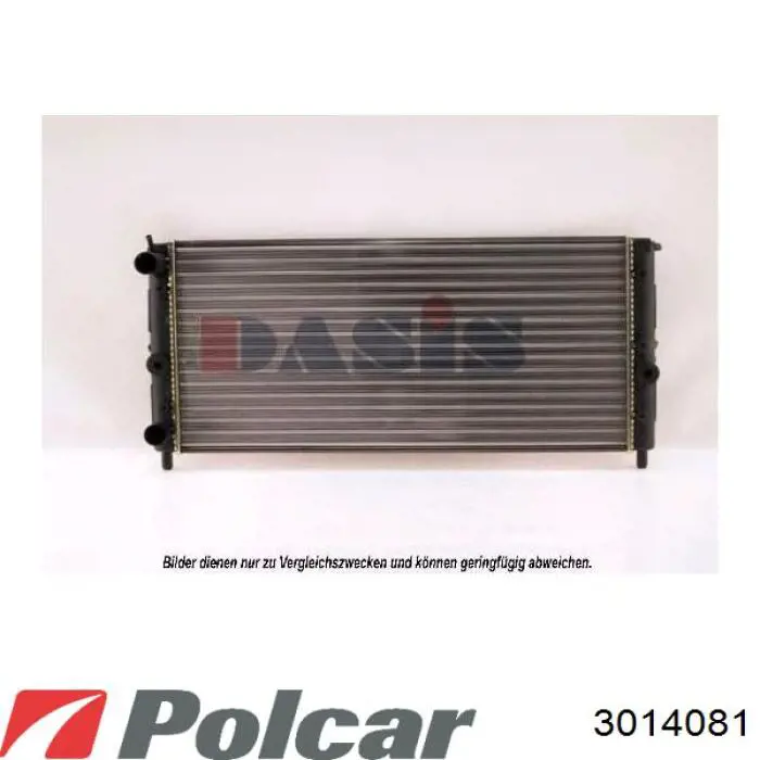 3014081 Polcar радіатор охолодження двигуна