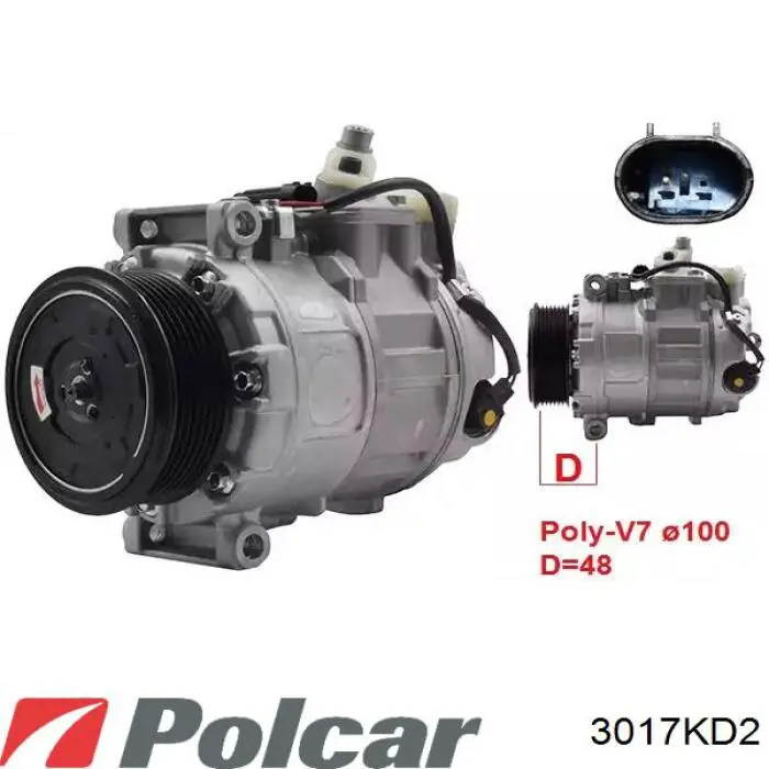3017KD2 Polcar ресивер-осушувач кондиціонера