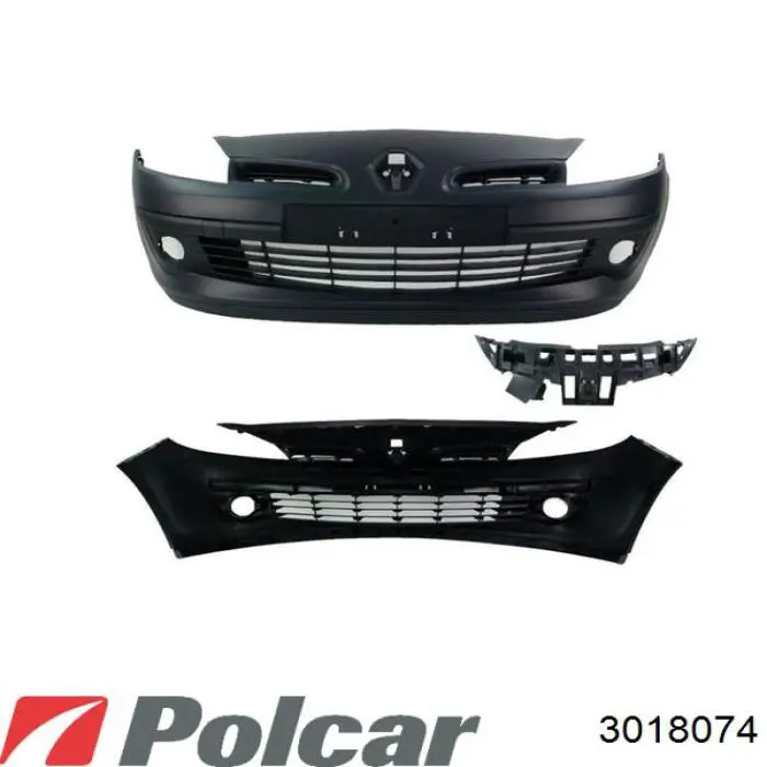 3018074 Polcar Бампер передній в зборі