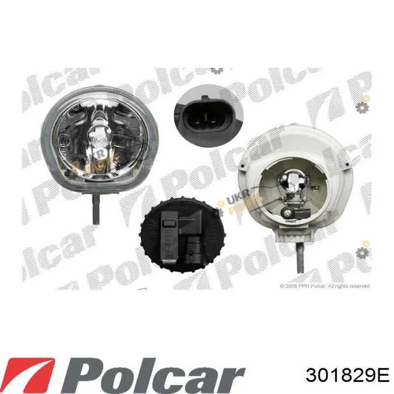 Фара протитуманна, ліва/права Polcar 301829E ціна, від 14.75 USD