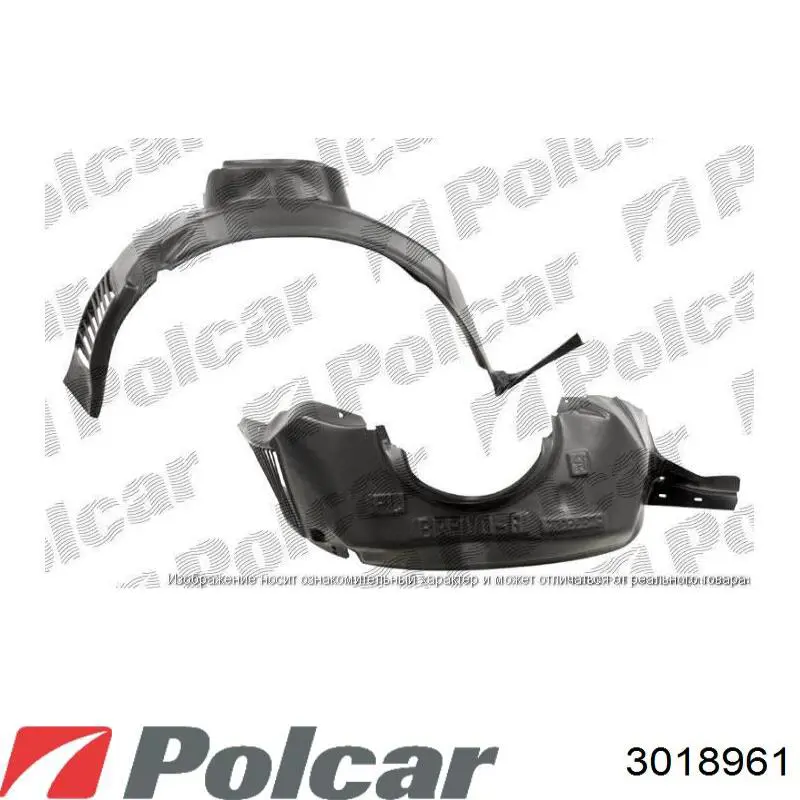 Задній бампер 3018961 Polcar