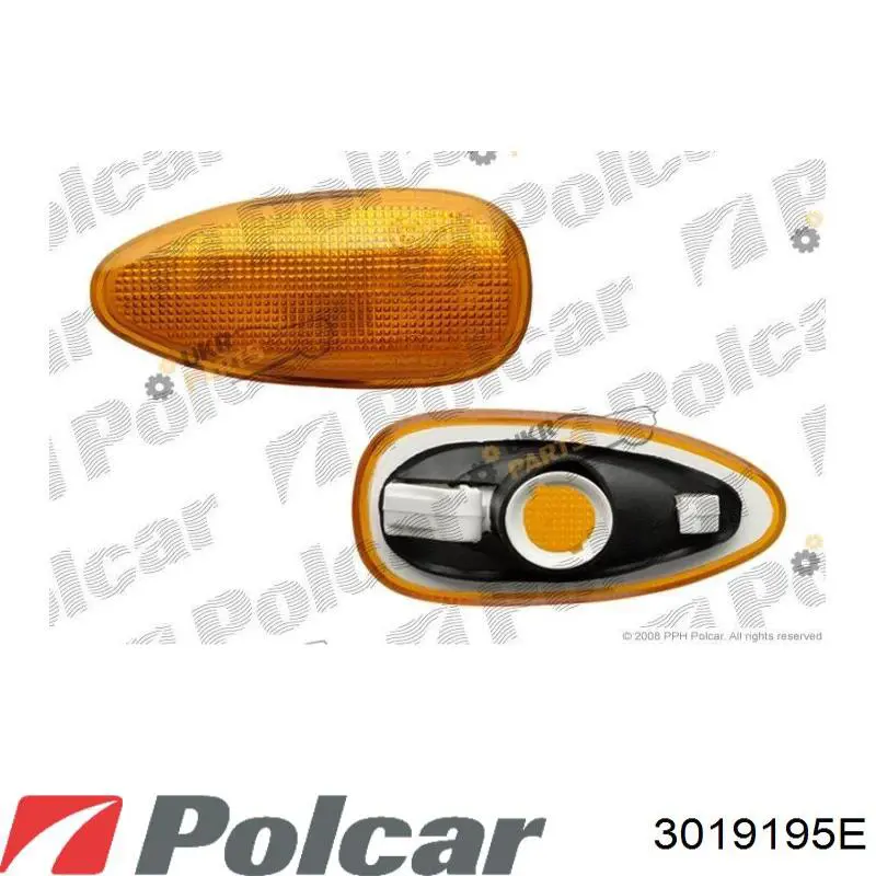 Купити 3019195E Polcar Повторювач повороту на крилі