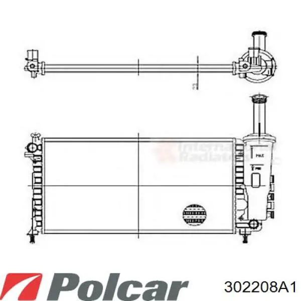Радіатор 46788046 Fiat/Alfa/Lancia