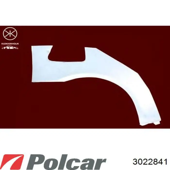 Крило заднє ліве 3022841 Polcar