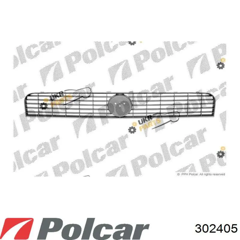 302405 Polcar решітка радіатора