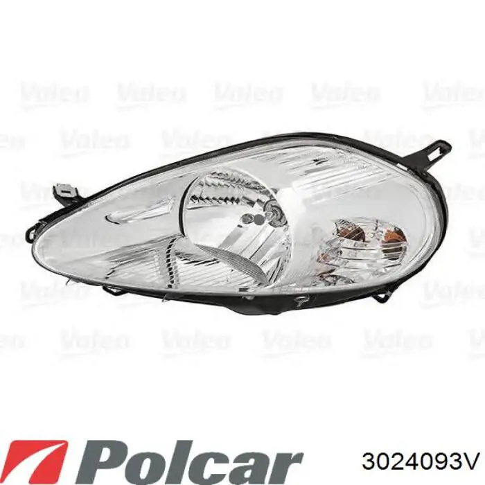 Фара ліва 3024096E Polcar