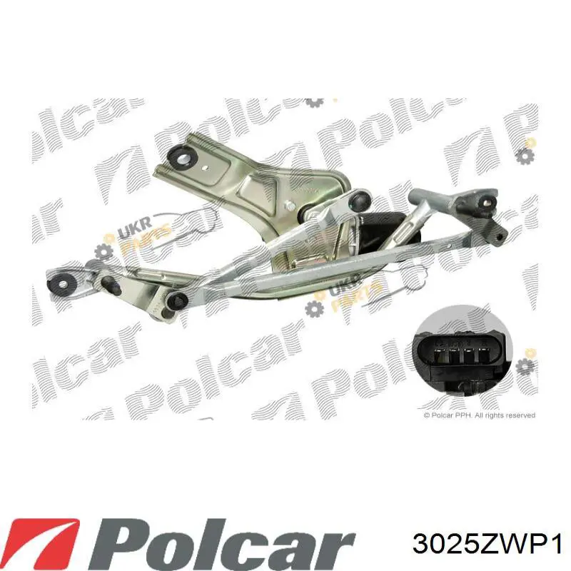 3025ZWP1 Polcar Трапеція склоочисника