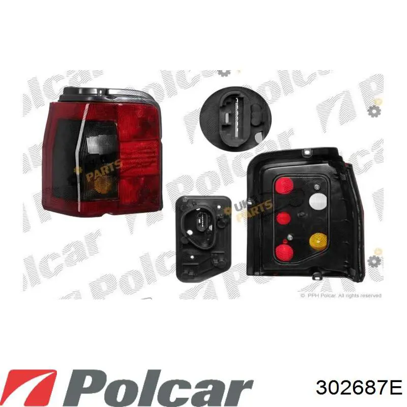 Лівий стоп 302687E Polcar