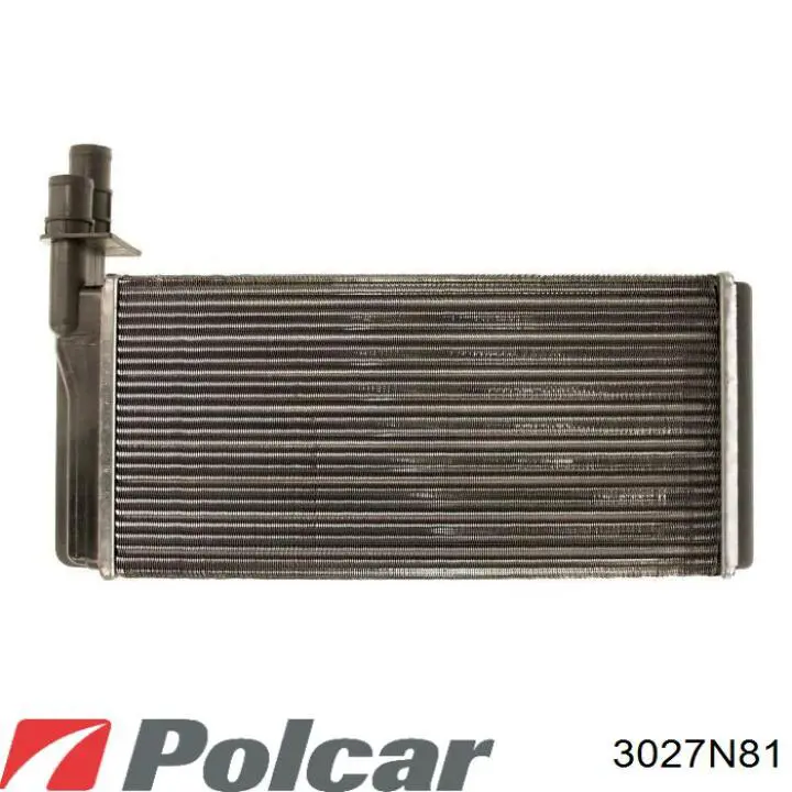 3027N81 Polcar радіатор пічки (обігрівача)