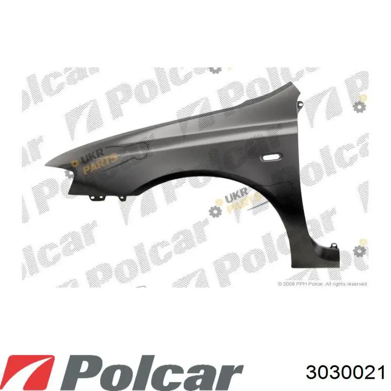 3030021 Polcar Крило переднє праве