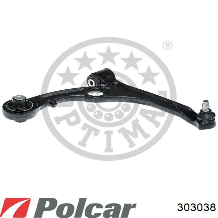 Важіль передньої підвіски нижній, правий Polcar 303038 ціна, від 40.26 USD