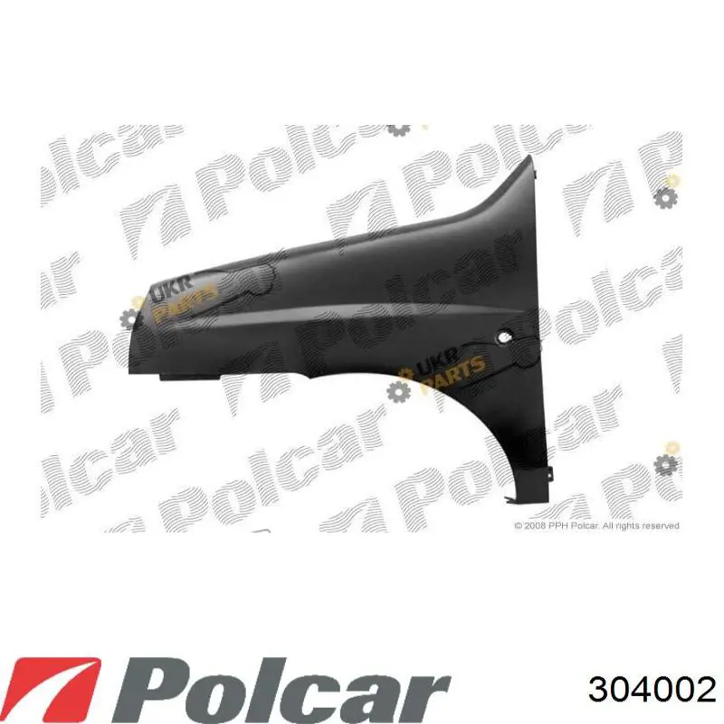 Купити 304002 Polcar Крило переднє ліве
