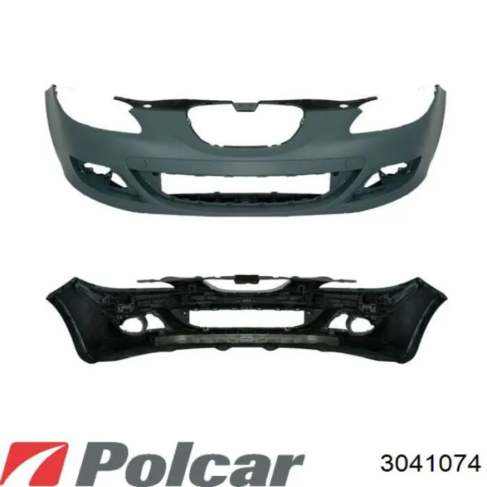 3041074 Polcar Бампер передній в зборі