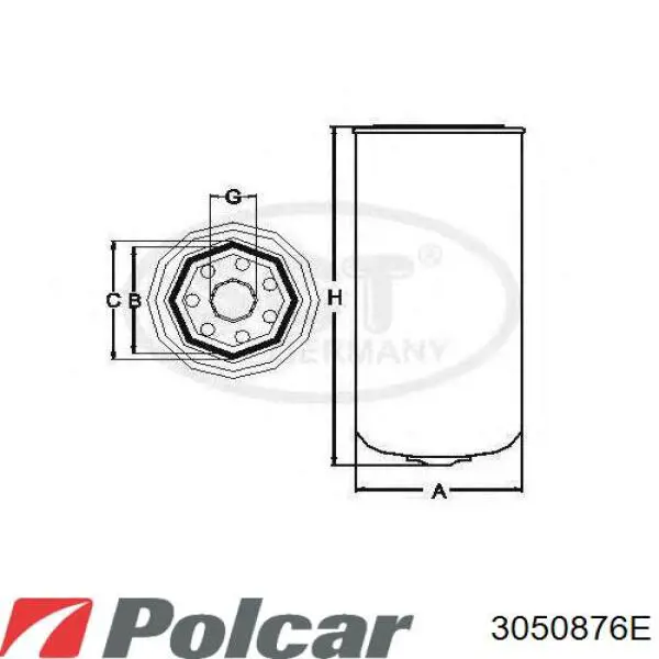 Лівий стоп 1372699080 Fiat/Alfa/Lancia