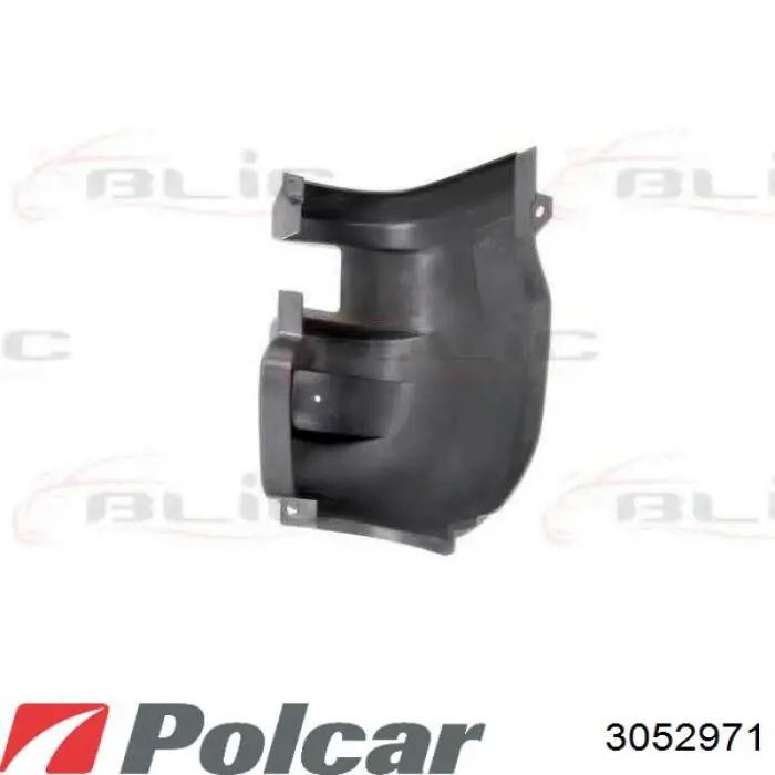 Бампер задній, ліва частина 3052971 Polcar