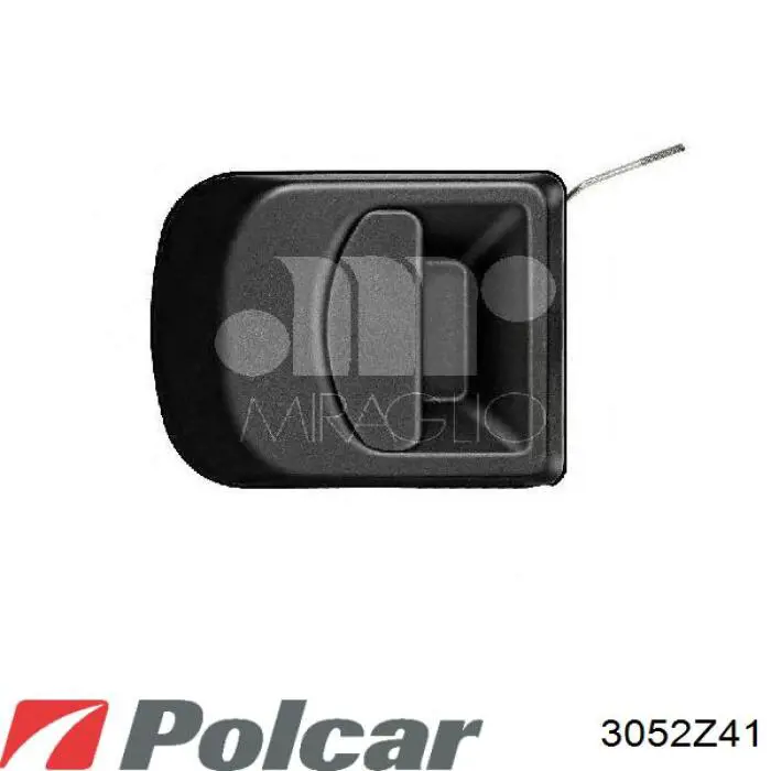 Ручка передньої двері зовнішня ліва 3052Z41 Polcar