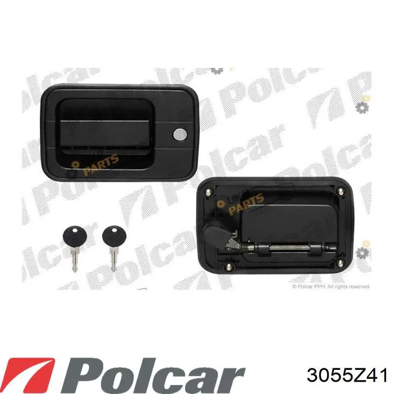 3055Z41 Polcar Ручка передньої двері зовнішня ліва