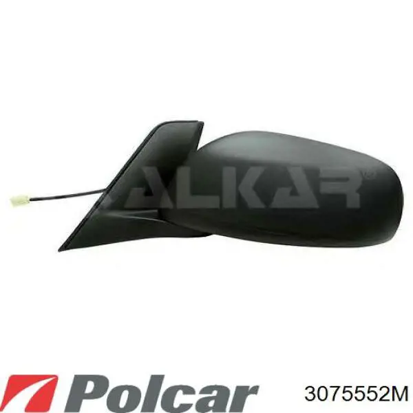 3075552M Polcar Дзеркальний елемент правий