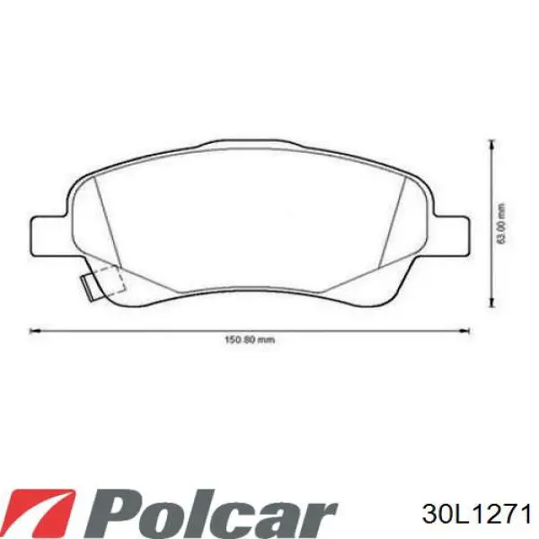 Облицювання радіатора Polcar 30L1271 ціна, від 32.90 USD