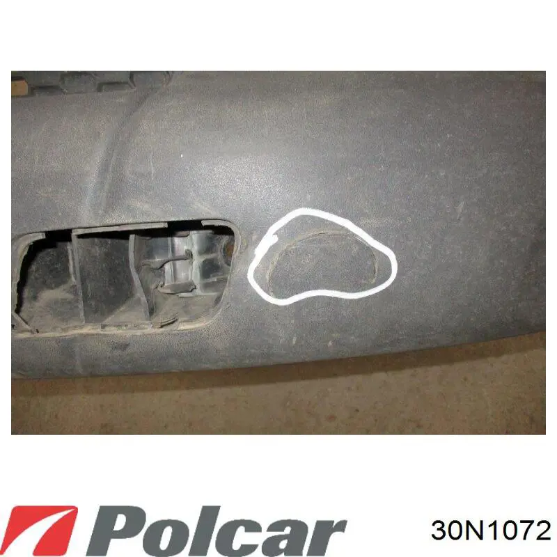 Передній бампер 30N1072 Polcar