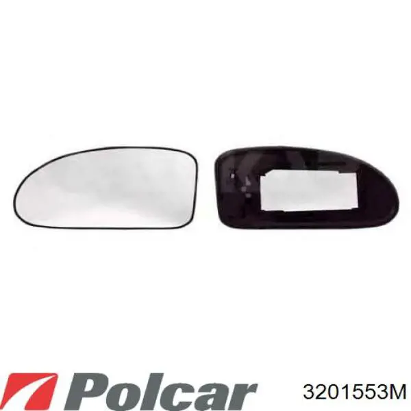 3201553M Polcar дзеркальний елемент дзеркала заднього виду, правого