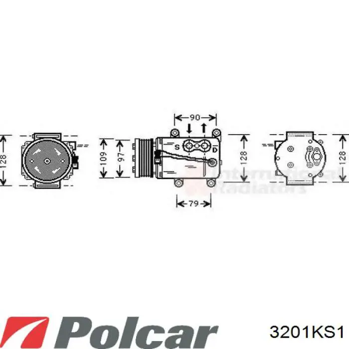 3201KS1 Polcar Компресор холодоагенту