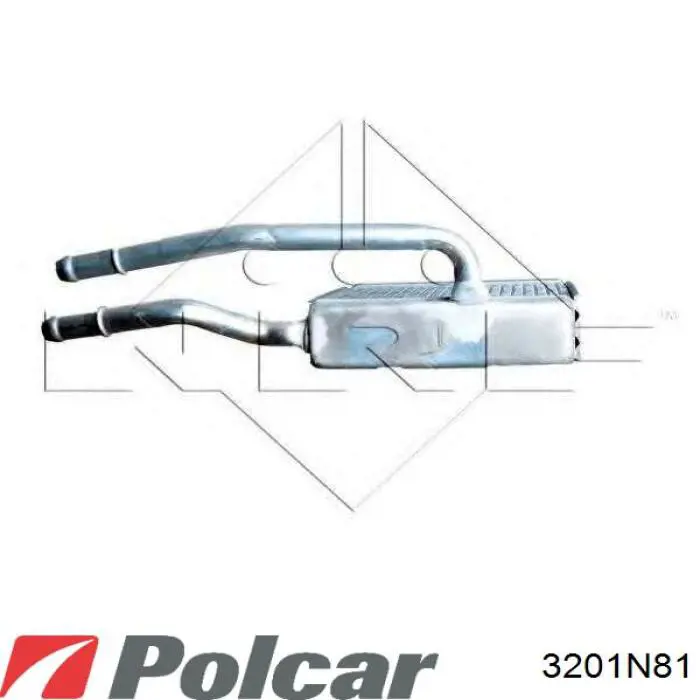 3201N81 Polcar радіатор пічки (обігрівача)