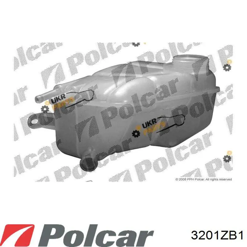 Бачок системи охолодження 3201ZB1 Polcar