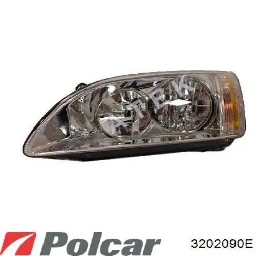 3202090E Polcar Фара дальнього світла в зборі